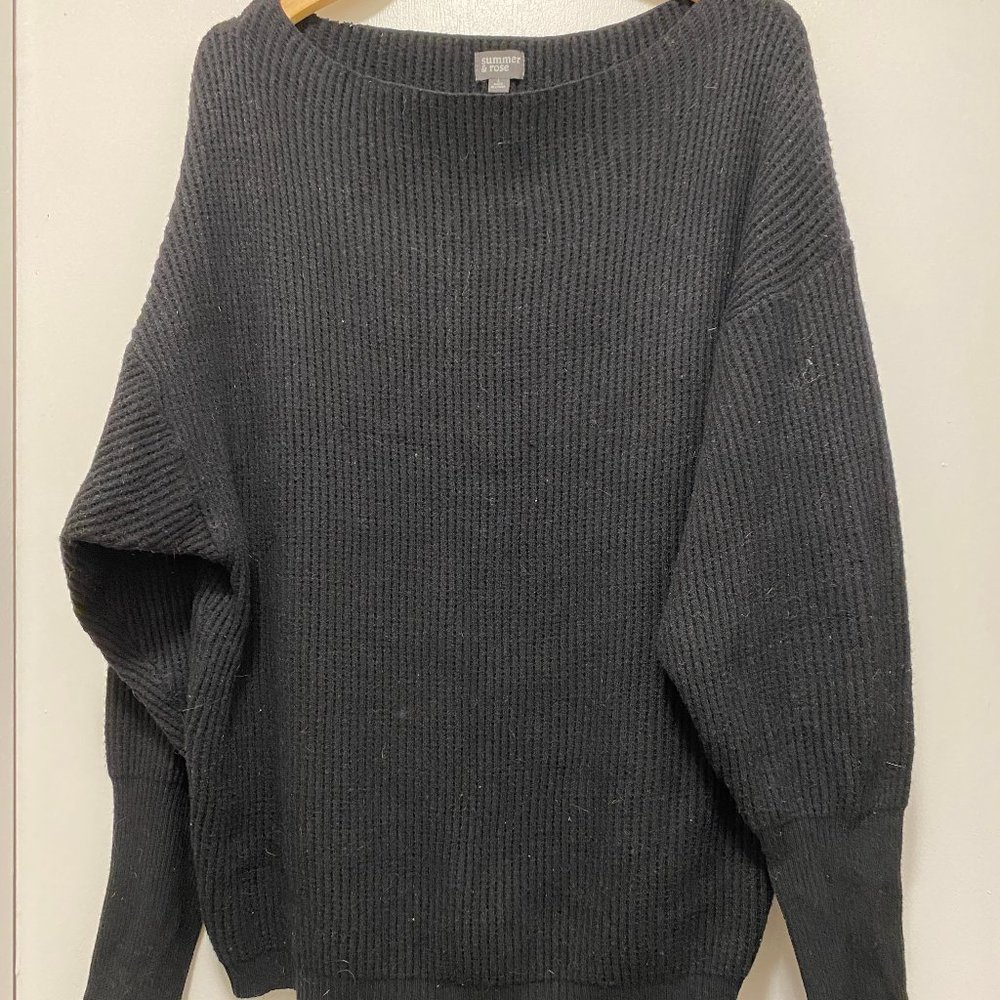 Summer & Rose Boat Neck Sweater